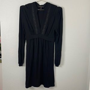 BCBGMaxArzia Long Sleeve Black Dress